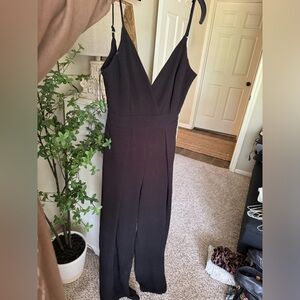 Tie Back, Wide Leg Jumpsuit